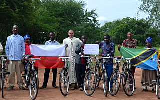 Rowery od diecezji ełckiej dla mieszkańców Tanzanii